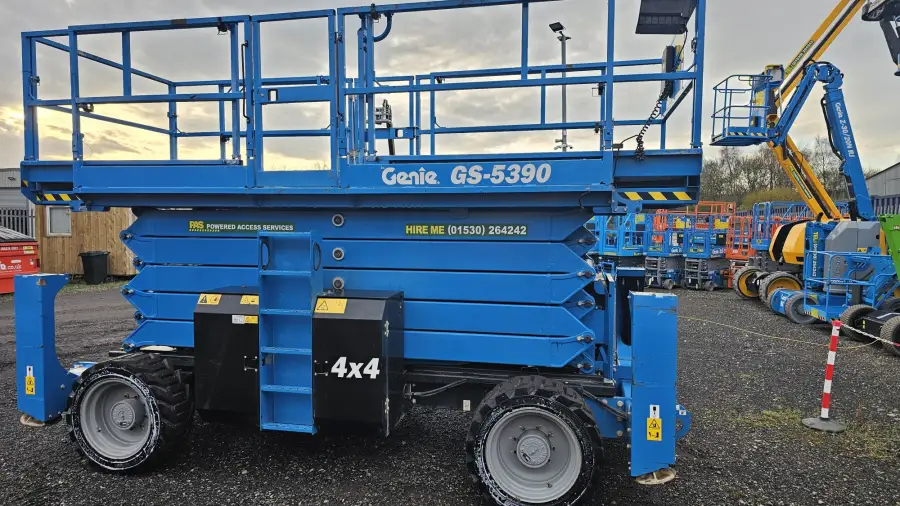 Click Here To Enlarge This Photo Of 2022 Genie GS5390 Diesel Scissor Lift (Choice of 5)