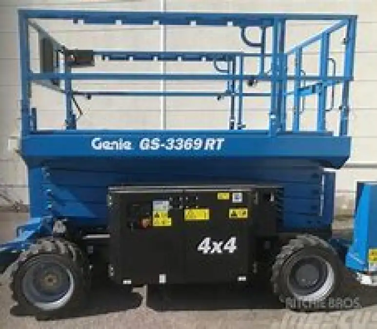 Click Here To Enlarge This Photo Of 2021 Genie GS3369 Diesel Scissor Lift (Choice of 2)
