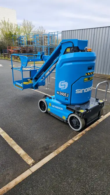 Click Here To Enlarge This Photo Of 2023 Sinoboom ML10 Electric Boom Mast Lift (Choice of 4)
