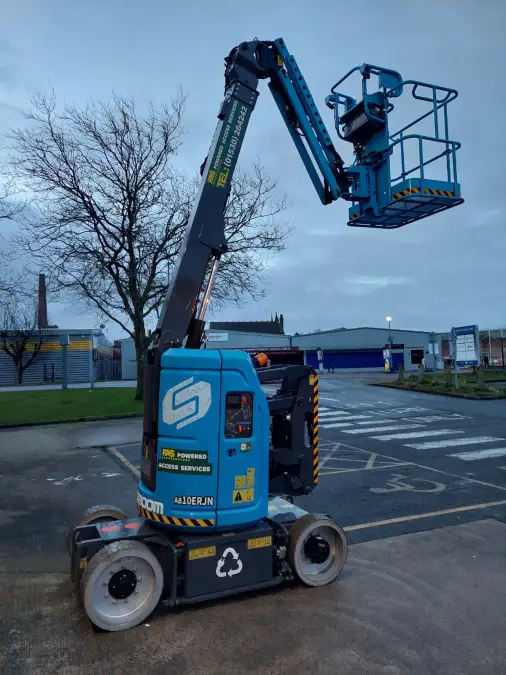 Click Here To Enlarge This Photo Of 2024 Sinoboom AB10ERJN Electric Articulating Boom Lift (Choice of 2)