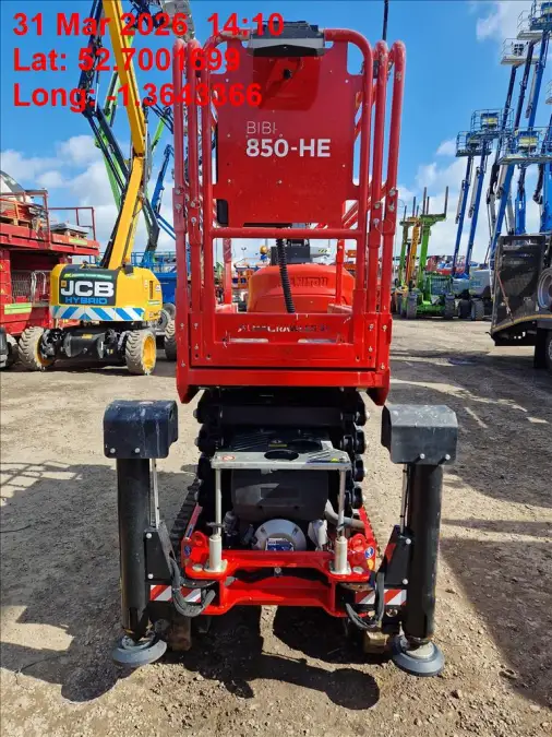 Click Here To Enlarge This Photo Of Used Bibi 850 Diesel Tracked Scissor Lift
