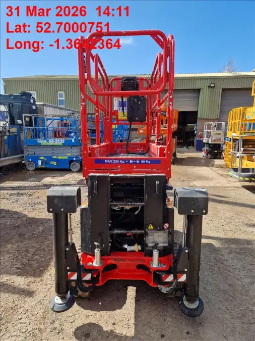 Click Here To Enlarge This Photo Of Used Bibi 850 Diesel Tracked Scissor Lift