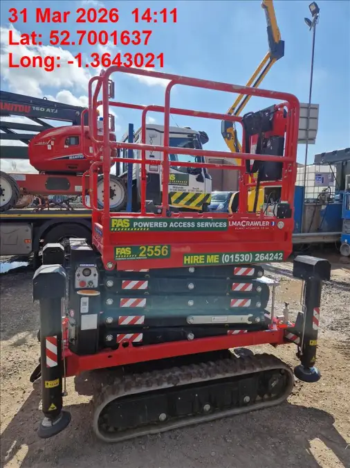 Click Here To Enlarge This Photo Of Used Bibi 850 Diesel Tracked Scissor Lift