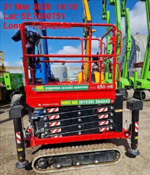 Used Bibi 850 Diesel Tracked Scissor Lift