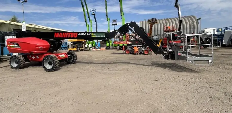 Click Here To Enlarge This Photo Of 2025 Manitou 280TJ Diesel Articulating Boom