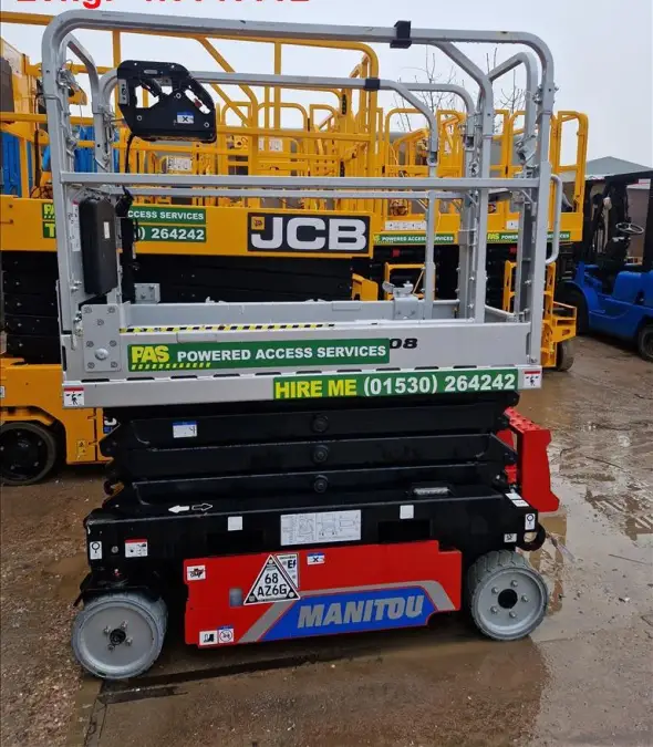 Click Here To Enlarge This Photo Of 2025 Manitou SE0808 Electric Scissor Lift