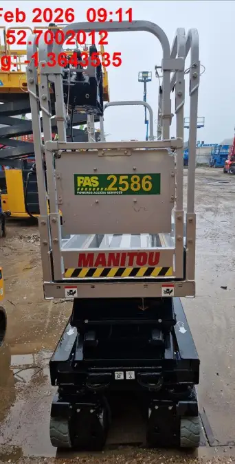 Click Here To Enlarge This Photo Of 2025 Manitou SE0808 Electric Scissor Lift