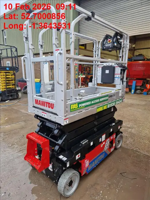 Click Here To Enlarge This Photo Of 2025 Manitou SE0808 Electric Scissor Lift