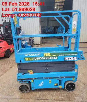 2022 Sinoboom 1932 ME Slab Electric Scissor Lift &lpar;Choice of machines&rpar;