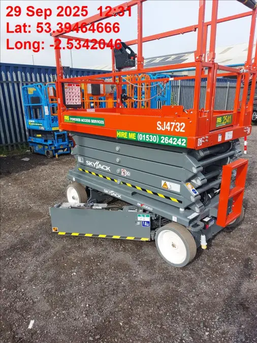 Click Here To Enlarge This Photo Of 2024 Skyjack 4732 Electric Slab Scissor LIft