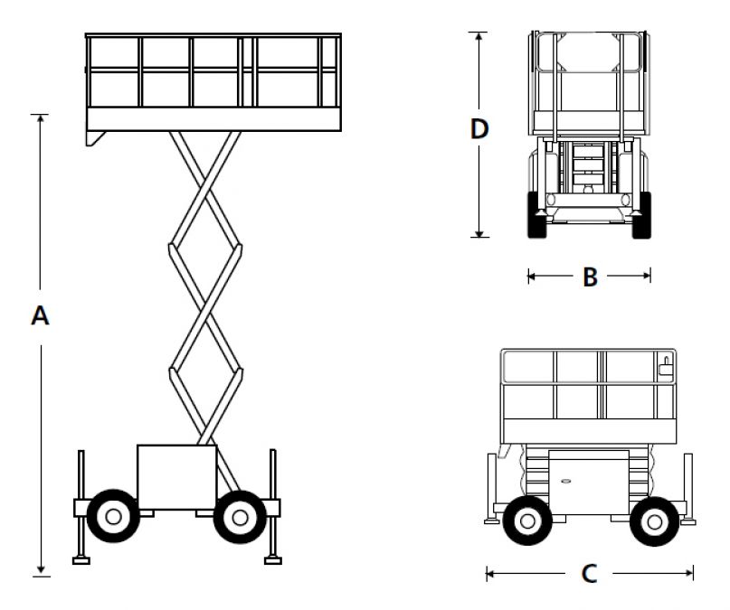 Click Here To Enlarge This Photo Of Snorkel Diesel Scissor - S2755RT