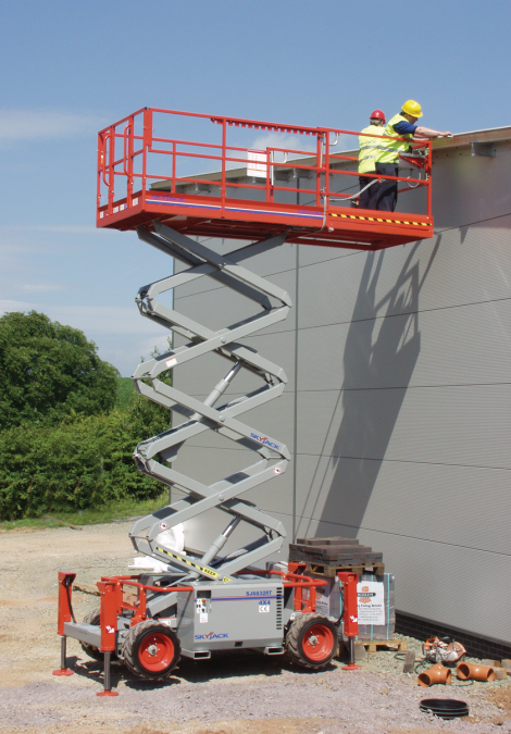 Click Here To Enlarge This Photo Of SkyJack Diesel Scissor - SJ6832RT