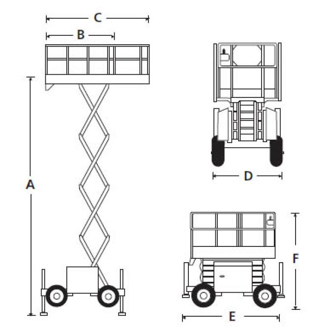 Click Here To Enlarge This Photo Of Snorkel Diesel Scissor - S3370RT