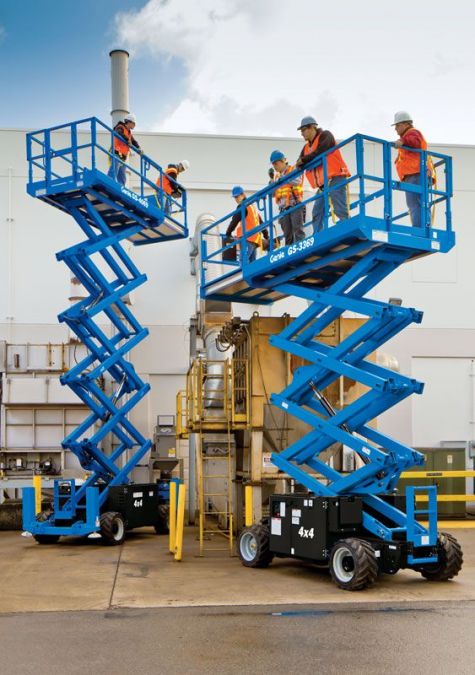 Click Here To Enlarge This Photo Of Genie Diesel Scissor - GS3369RT