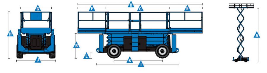 Click Here To Enlarge This Photo Of Genie Diesel Scissor - GS5390RT