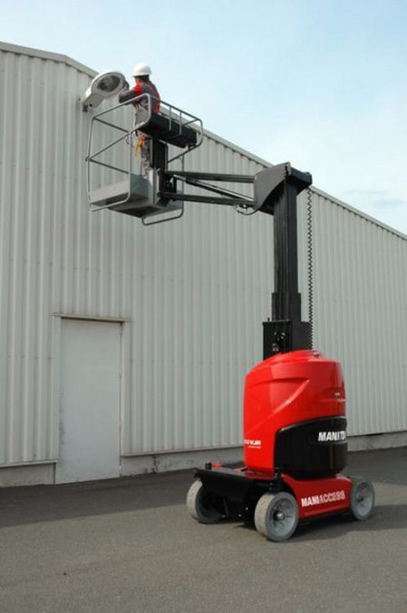 Click Here To Enlarge This Photo Of Manitou Electric Boom  - 100VJR