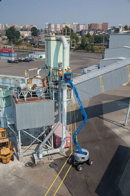 Click Here To Enlarge This Photo Of Genie Diesel Boom - Z45XC