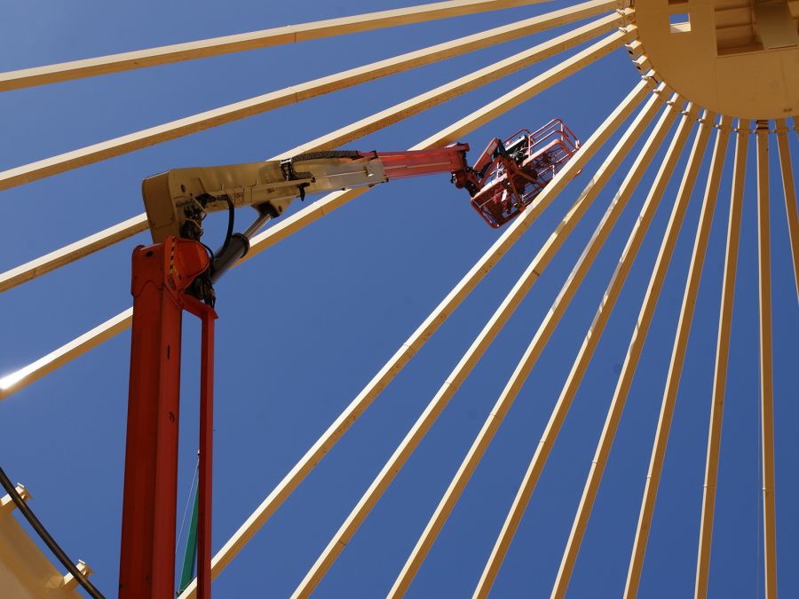 Click Here To Enlarge This Photo Of JLG Diesel Boom - 1250AJP