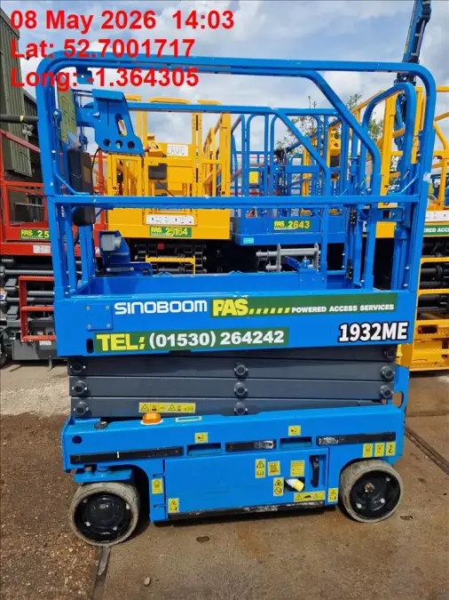 Click Here To Enlarge This Photo Of 2023 Sinoboom 1932 ME Slab Electric Scissor Lift &lpar;Choice of machines&rpar;